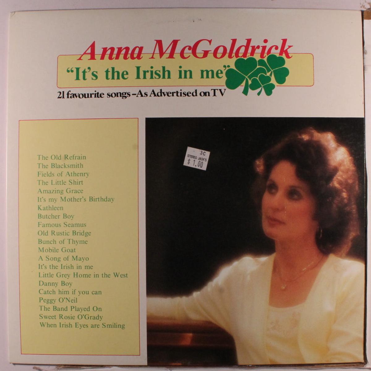 Anna McGoldrick It’s The Irish In Me- 1985 Celtic (vinyl)