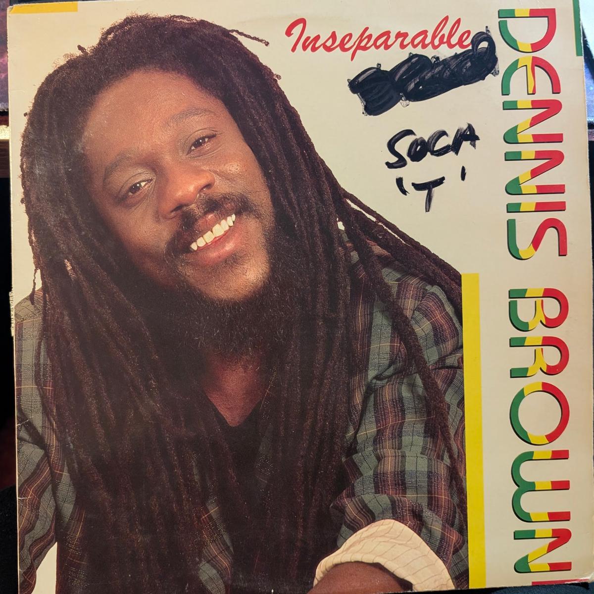 Dennis Brown Inseparable (Reggae, Vinyl LP) WKSLP007 Marking on the cover
