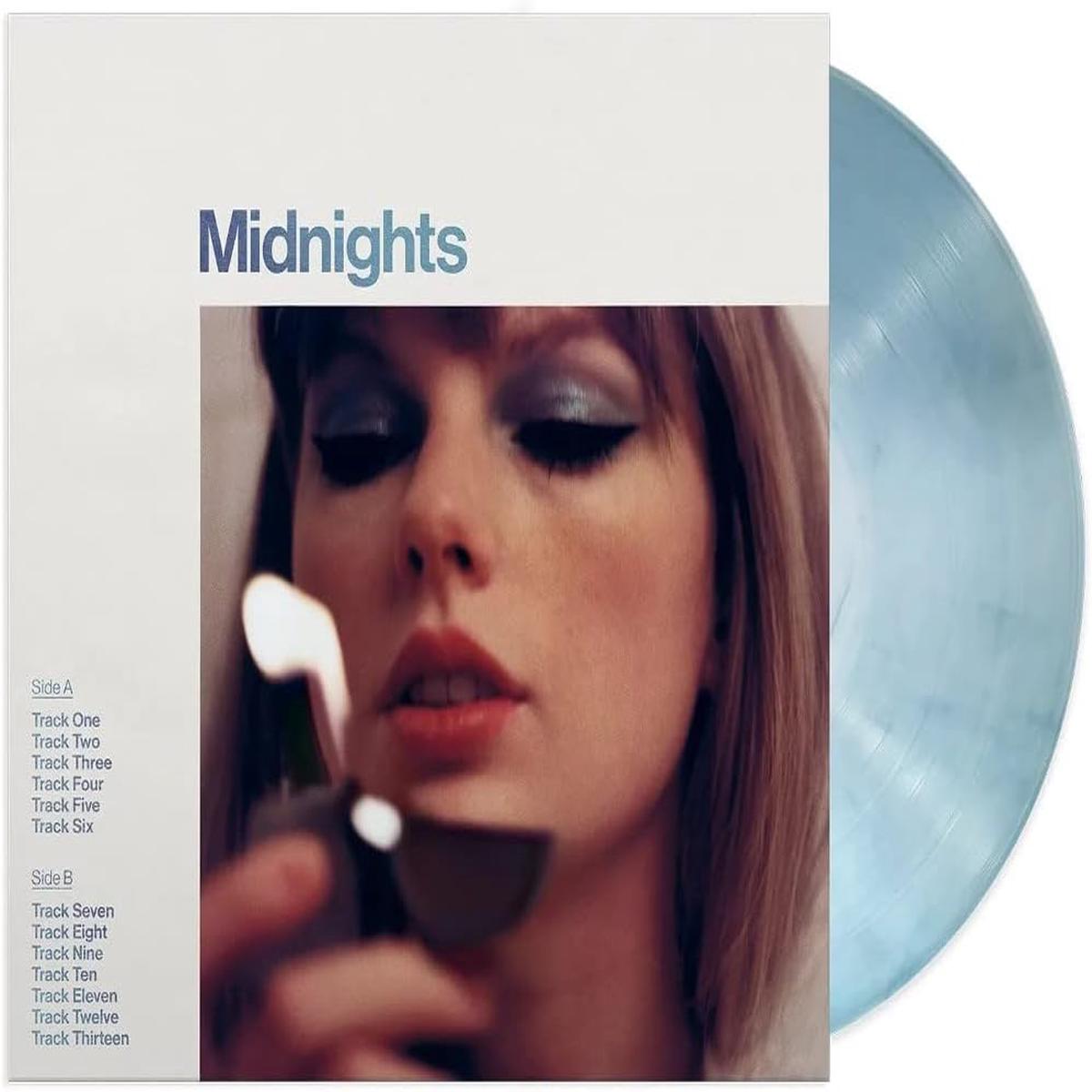 Taylor Swift – Midnights : Moonstone Blue Edition – LP – Gatefold Moonstone Blue Marbled Vinyl