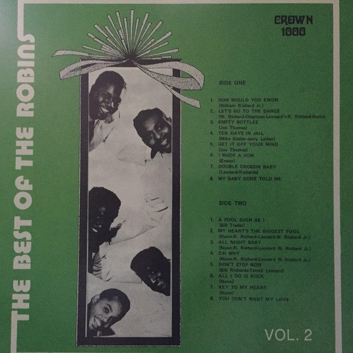 The Robins The Best Of The Robins Vol.2 – Blues Style: Rhythm & Blues, Doo Wop – (vinyl)