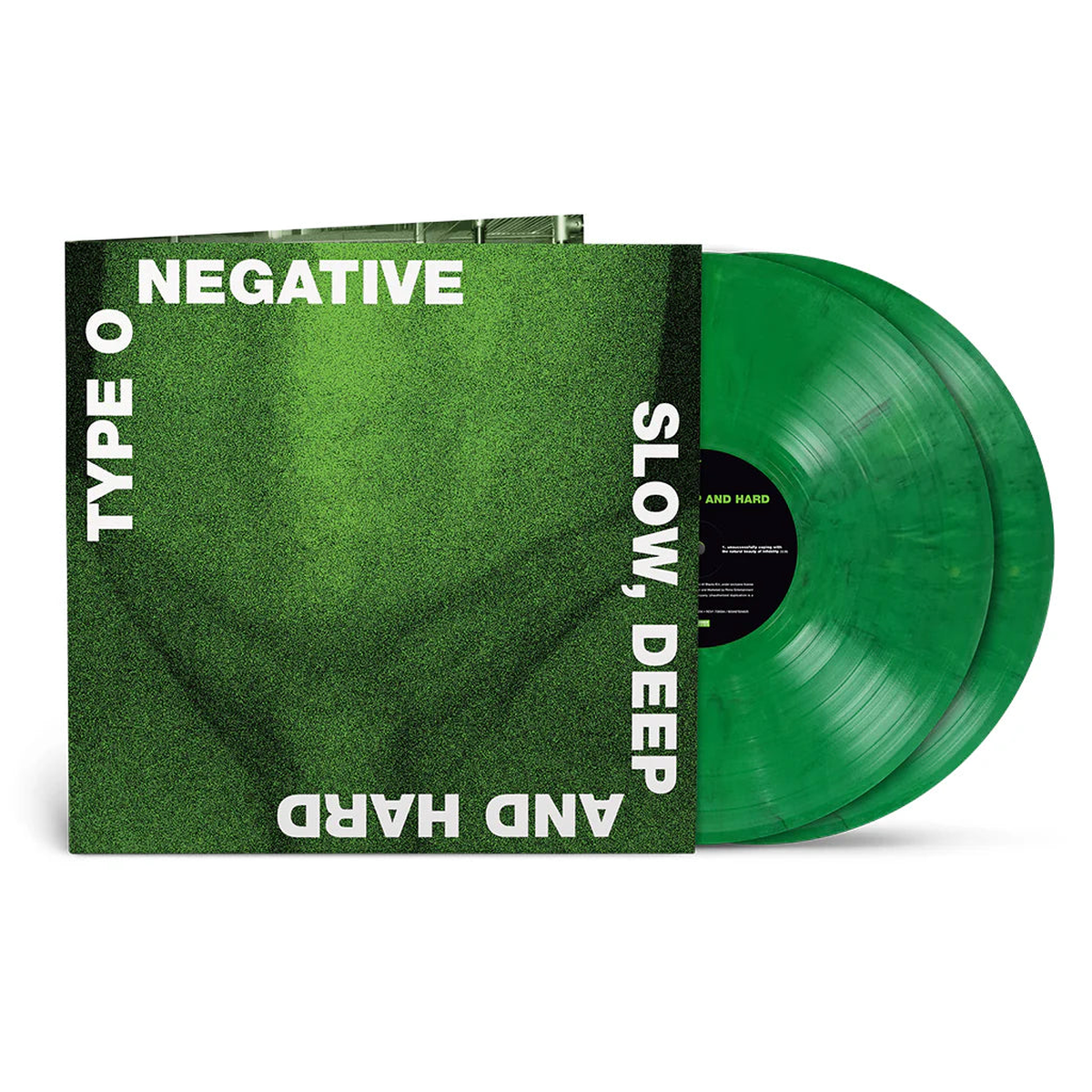 Type O Negative – Slow Deep And Hard [Rocktober 2024] – 2LP – Green & Black Marbled Vinyl