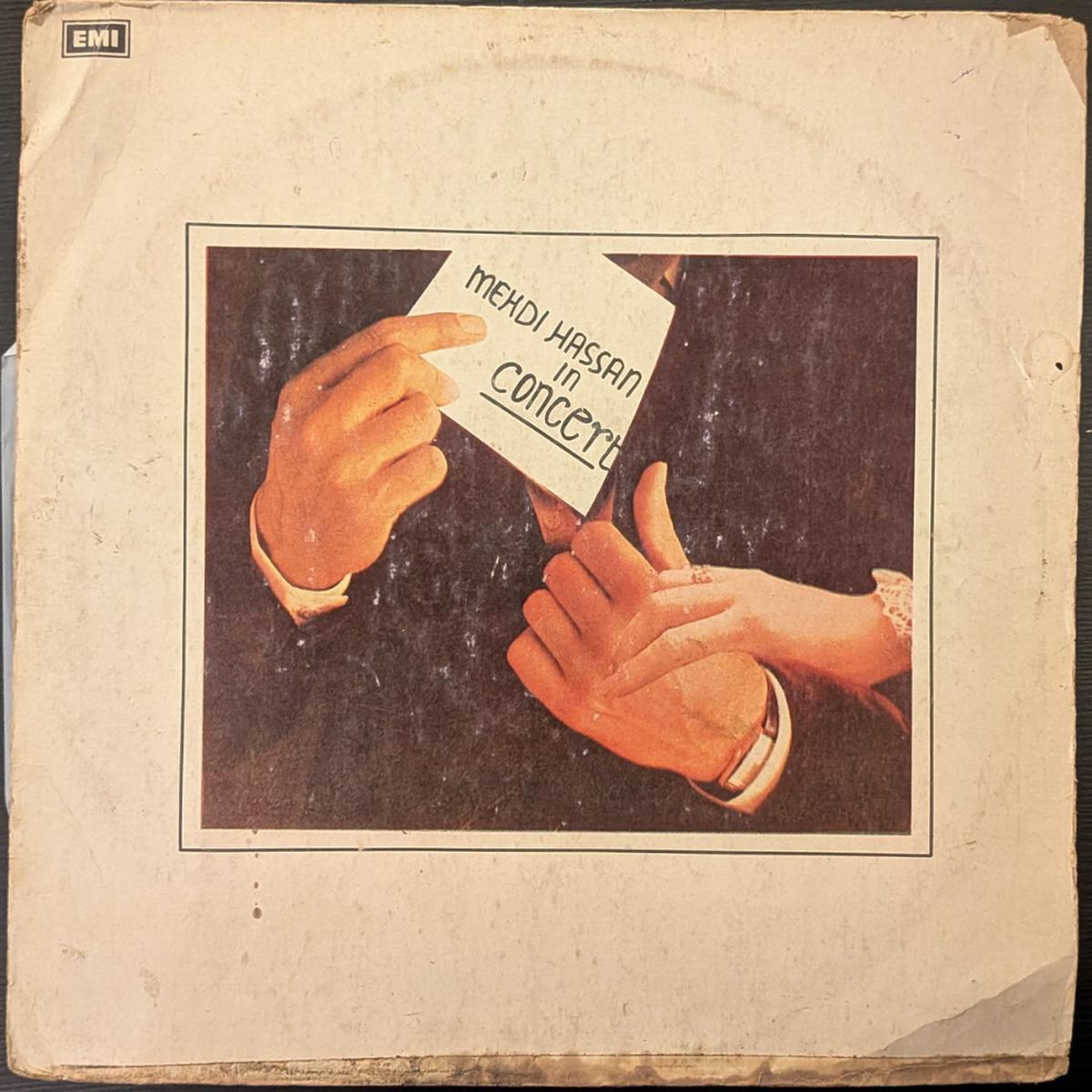 Mehdi Hassan  In Concert Vol. II (Used Vinyl – VG+) JB Marketplace