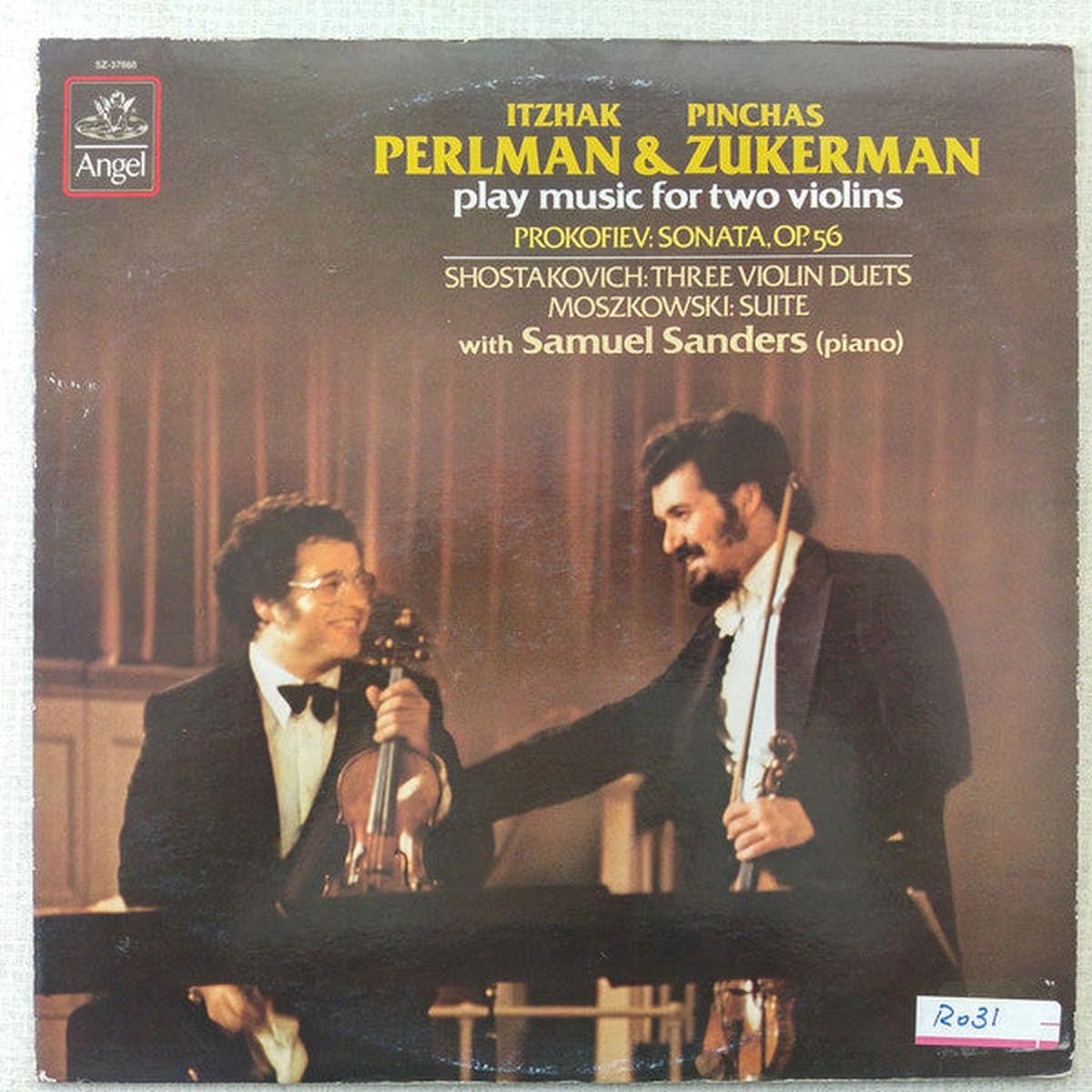 Itzhak Perlman & Pinchas Zukerman Play Music For Two Violins -1980 Classical (vinyl)