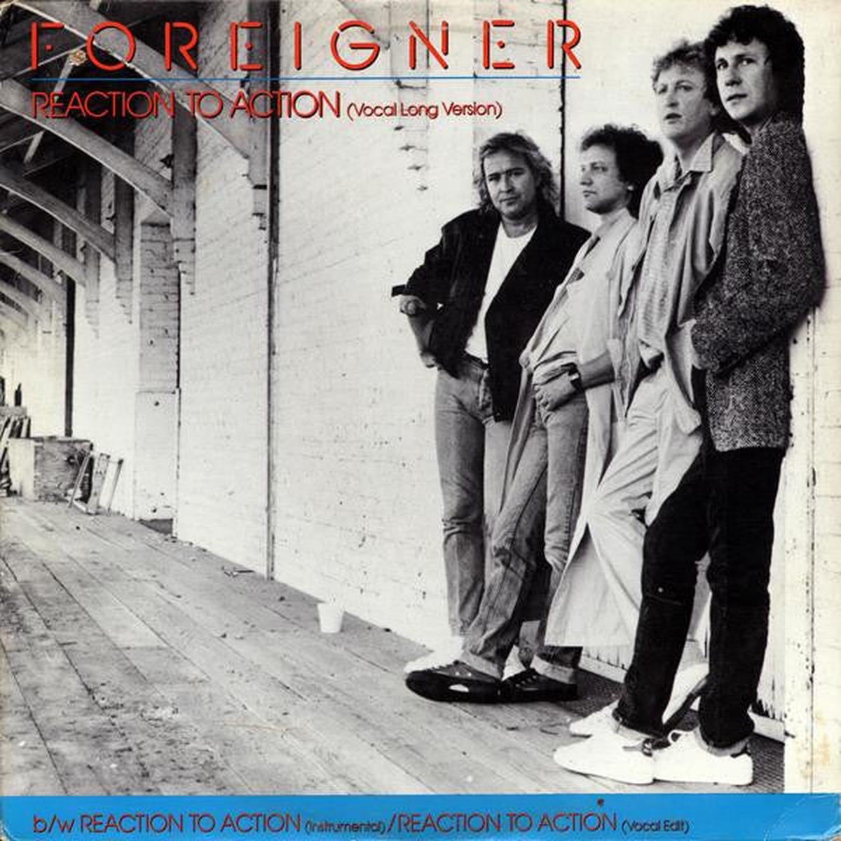 Foreigner Reaction To Action 1984-Rock Style: Pop Rock (vinyl) Promotional Copy