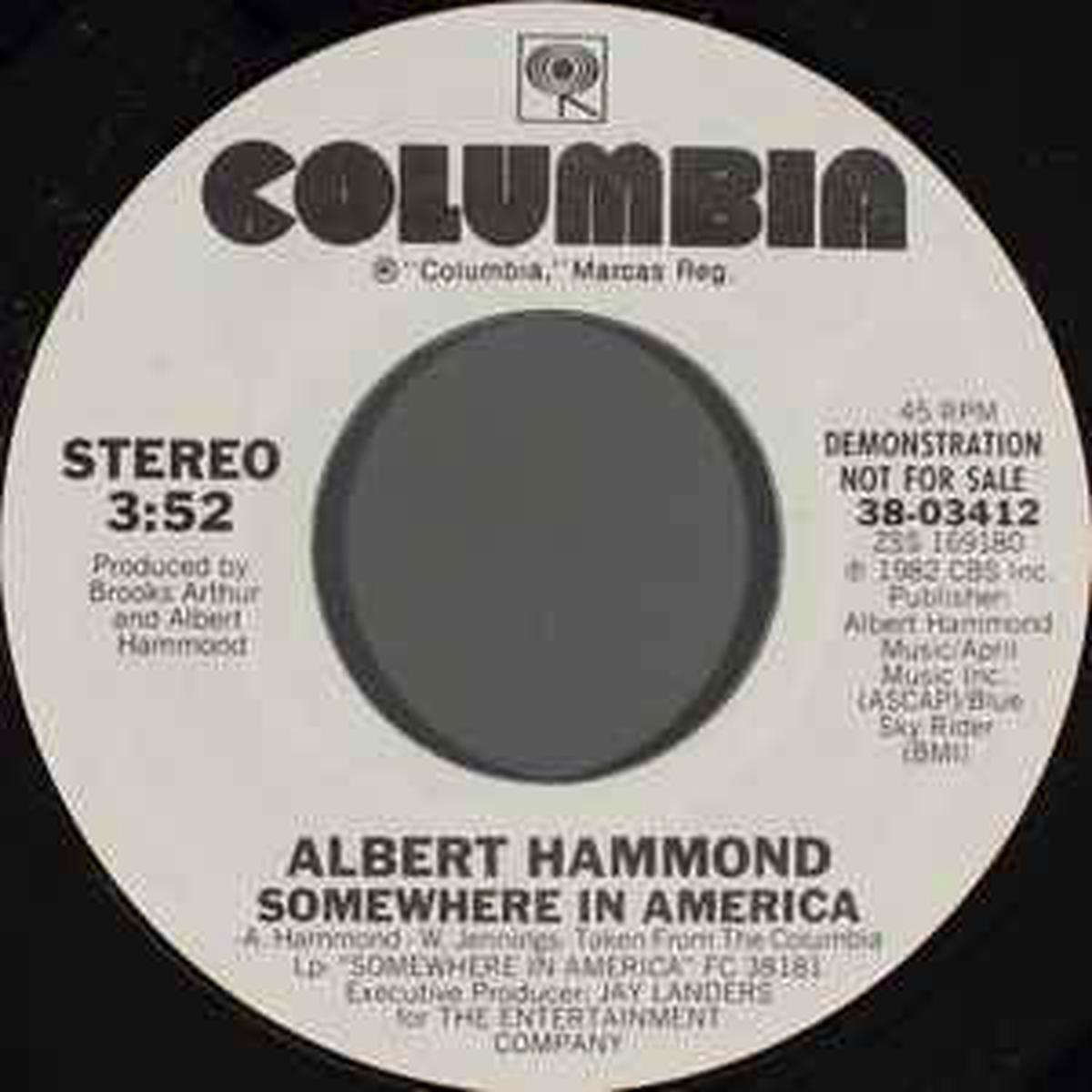 Hammond, Albert — Somewhere In America
