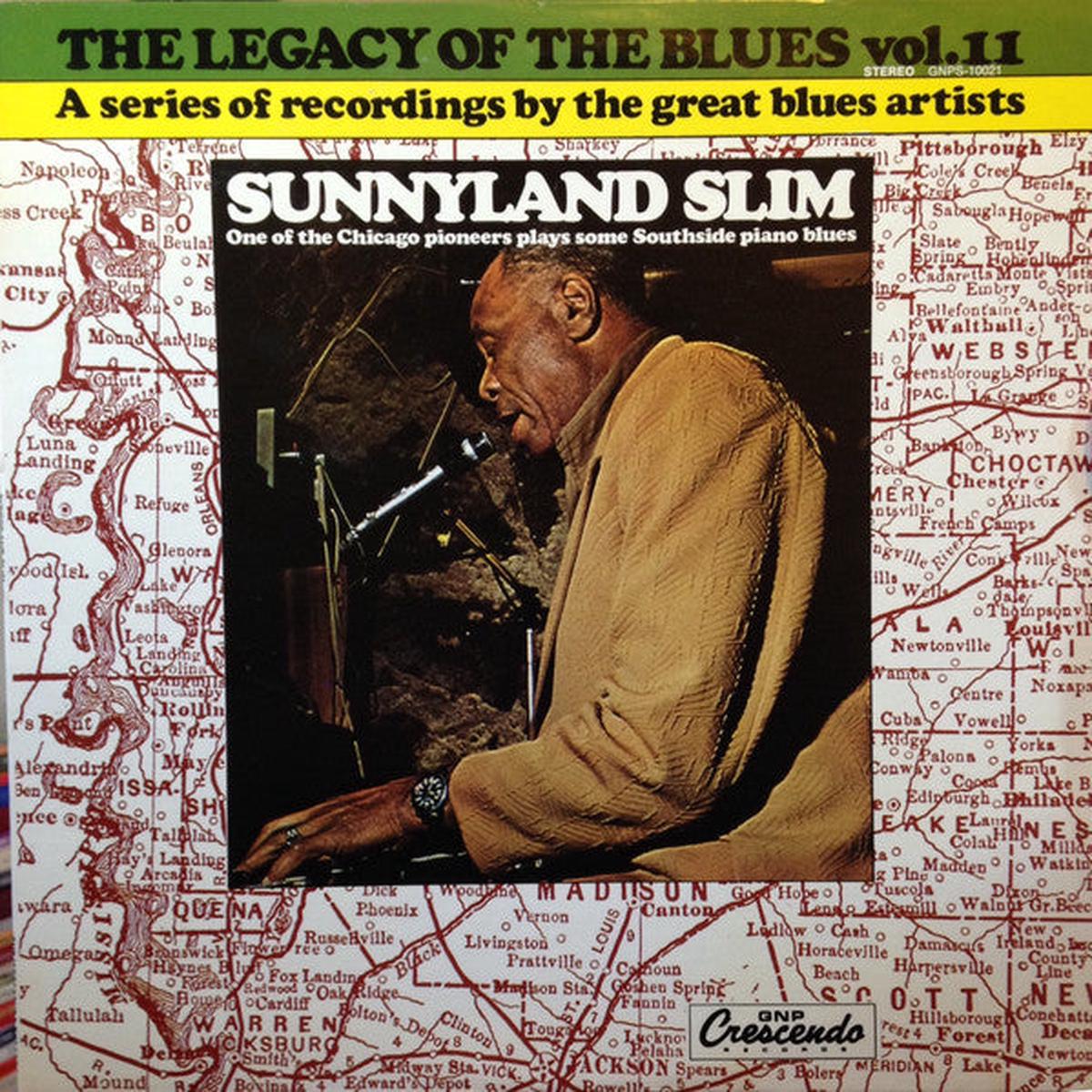 Sunnyland Slim The Legacy Of The Blues Vol. 11 – 1976- Piano Blues (Vinyl)