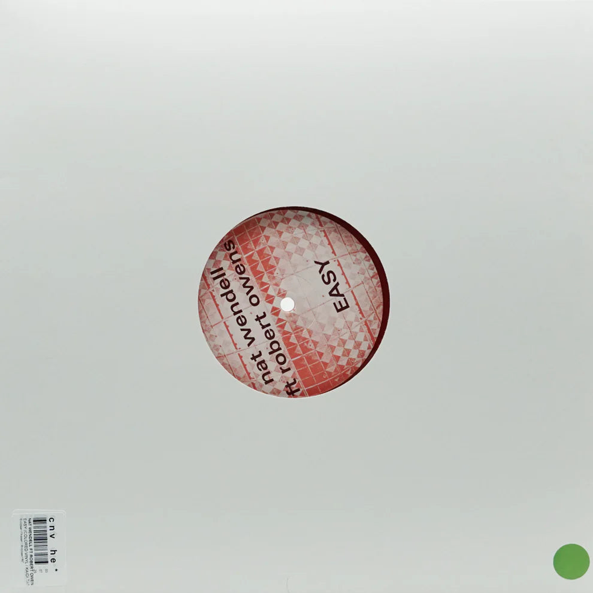 NAT WENDELL FT. ROBERT OWENS, KAIDI TATHAM EASY (COLORED)