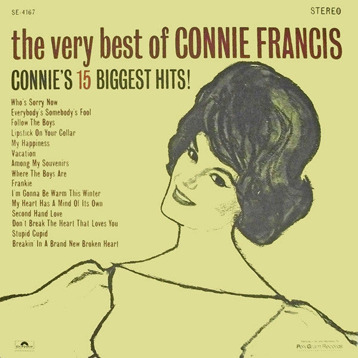 Connie Francis The Very Best Of Connie Francis – 1963- Rock & Roll, Vocal (vinyl)