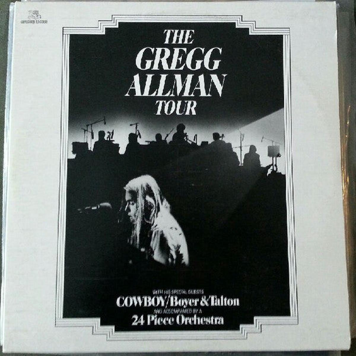 Gregg Allman Tour – Gregg Allman With Cowboy – Boyer & Talton The Gregg Allman Tour – 2 lps -1974- Blues Rock, Country Rock, Southern Rock, Rhythm & Blues (vinyl)