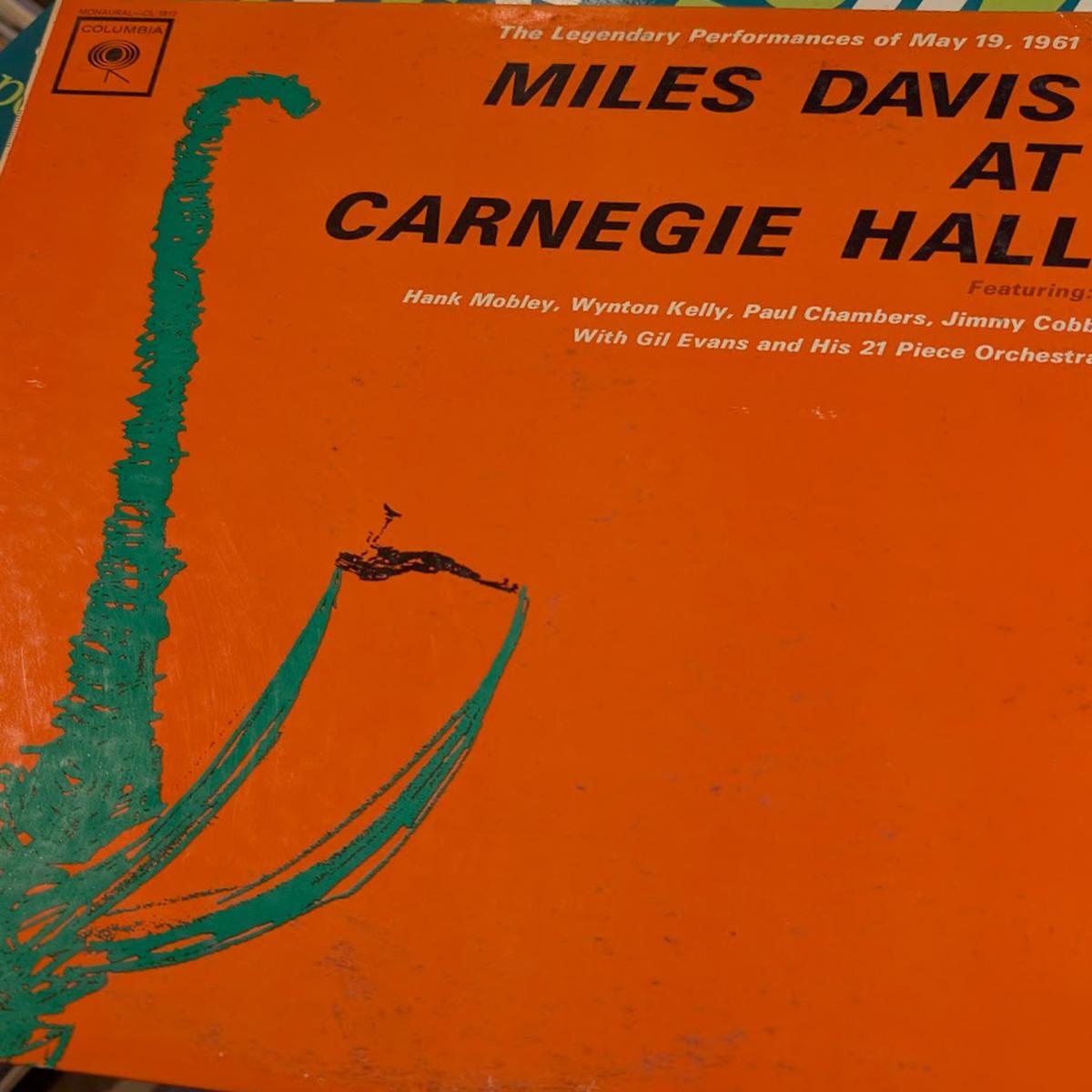 Miles Davis Miles Davis At Carnegie Hall – 1962-Jazz Style: Hard Bop, Modal ( extremely rare 1st pressing )