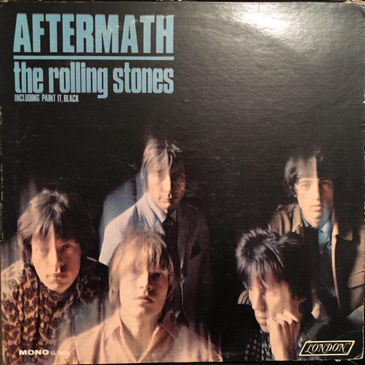 Rolling Stones Aftermath – 1966- Rock & Roll, Blues Rock, Vocal ( Vinyl ) Marroon label Mono