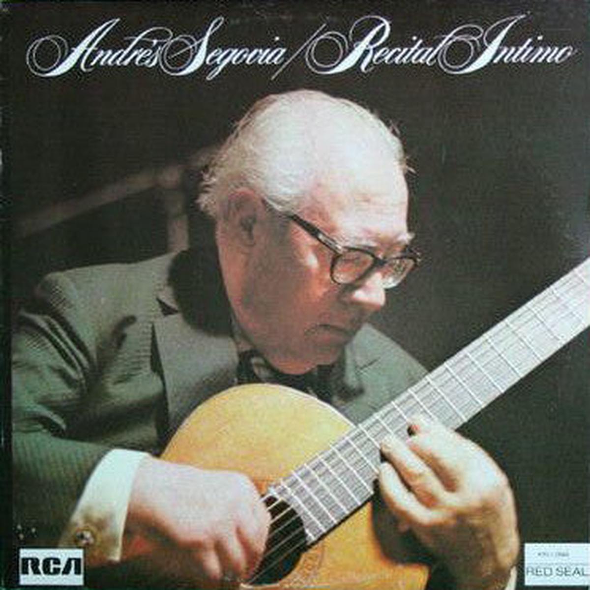 Andrs Segovia Recital Intimo – 1974 Spanish Classical Guitar (Vinyl)