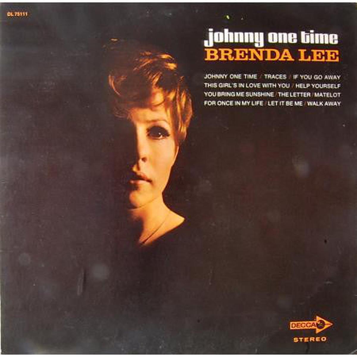 Brenda Lee  Johnny One Time -1969- Folk, World, & Country ( vinyl)