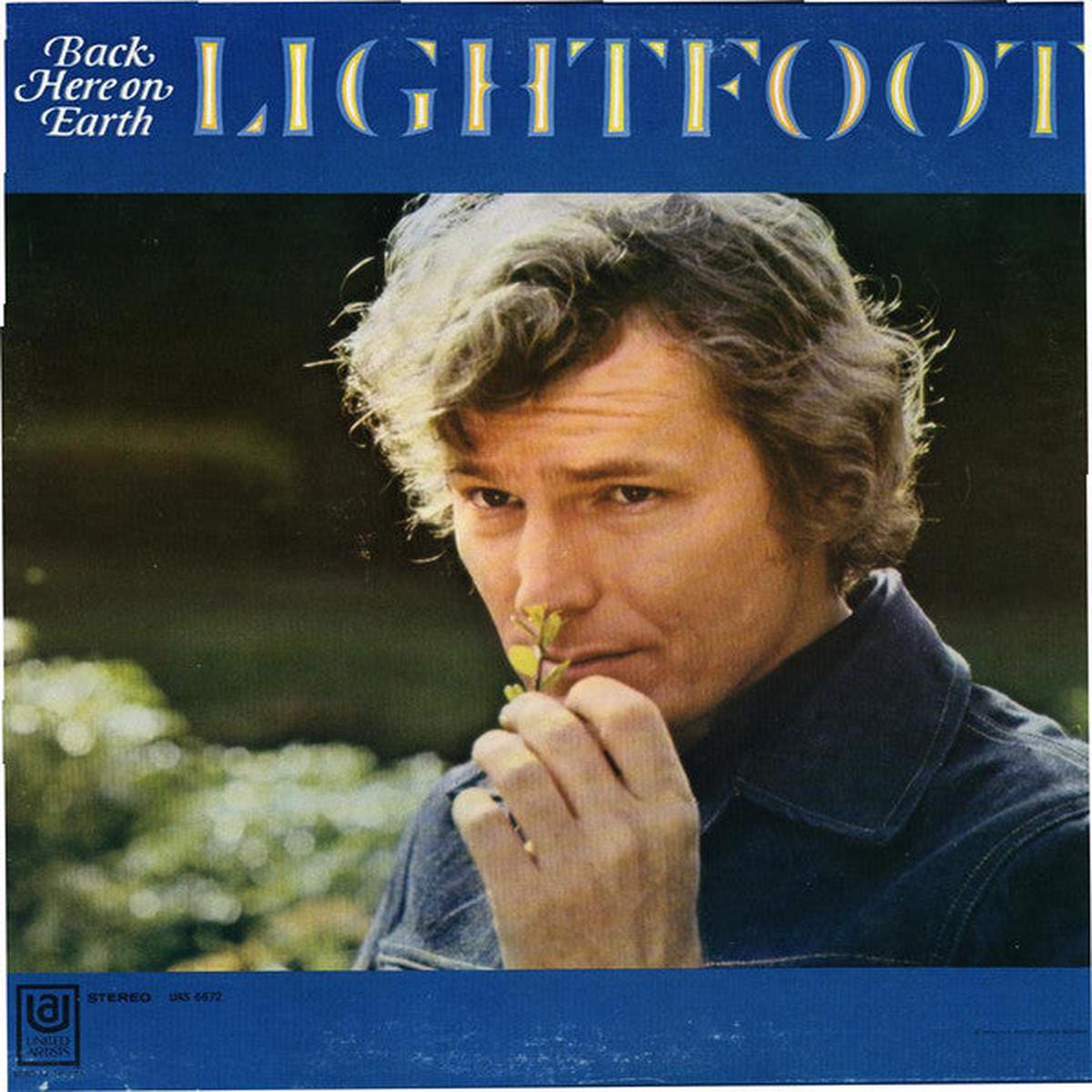 Gordon Lightfoot  Back Here On Earth -1968- Folk Rock, Acoustic (Vinyl)