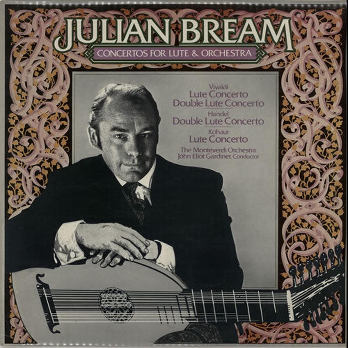 Julian Bream – Concertos For Lute & Orchestra -1975- Baroque Classical (vinyl)