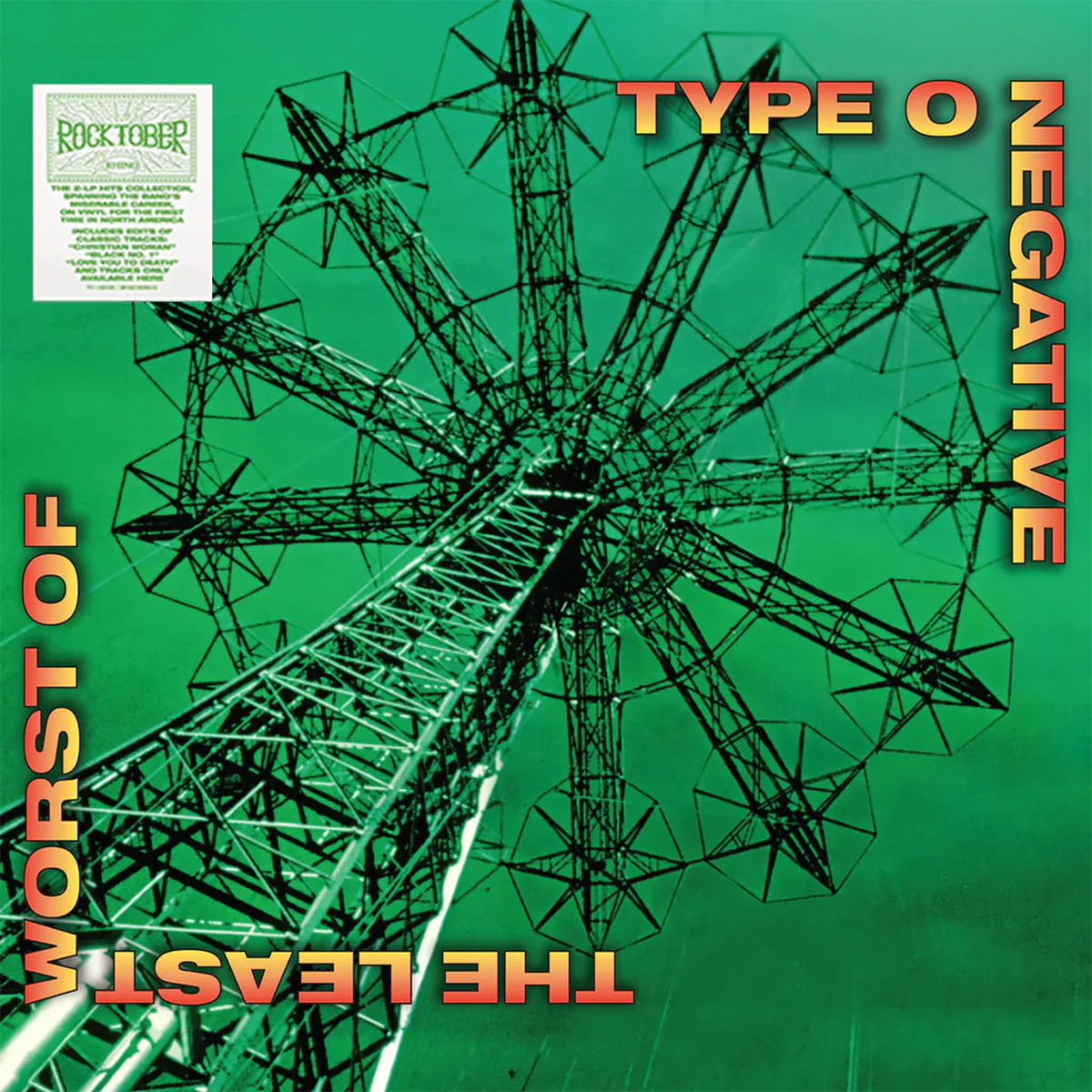 Type O Negative – The Least Worst Of… (Rocktober 2025 Edition) – 2LP – Gatefold Black Vinyl