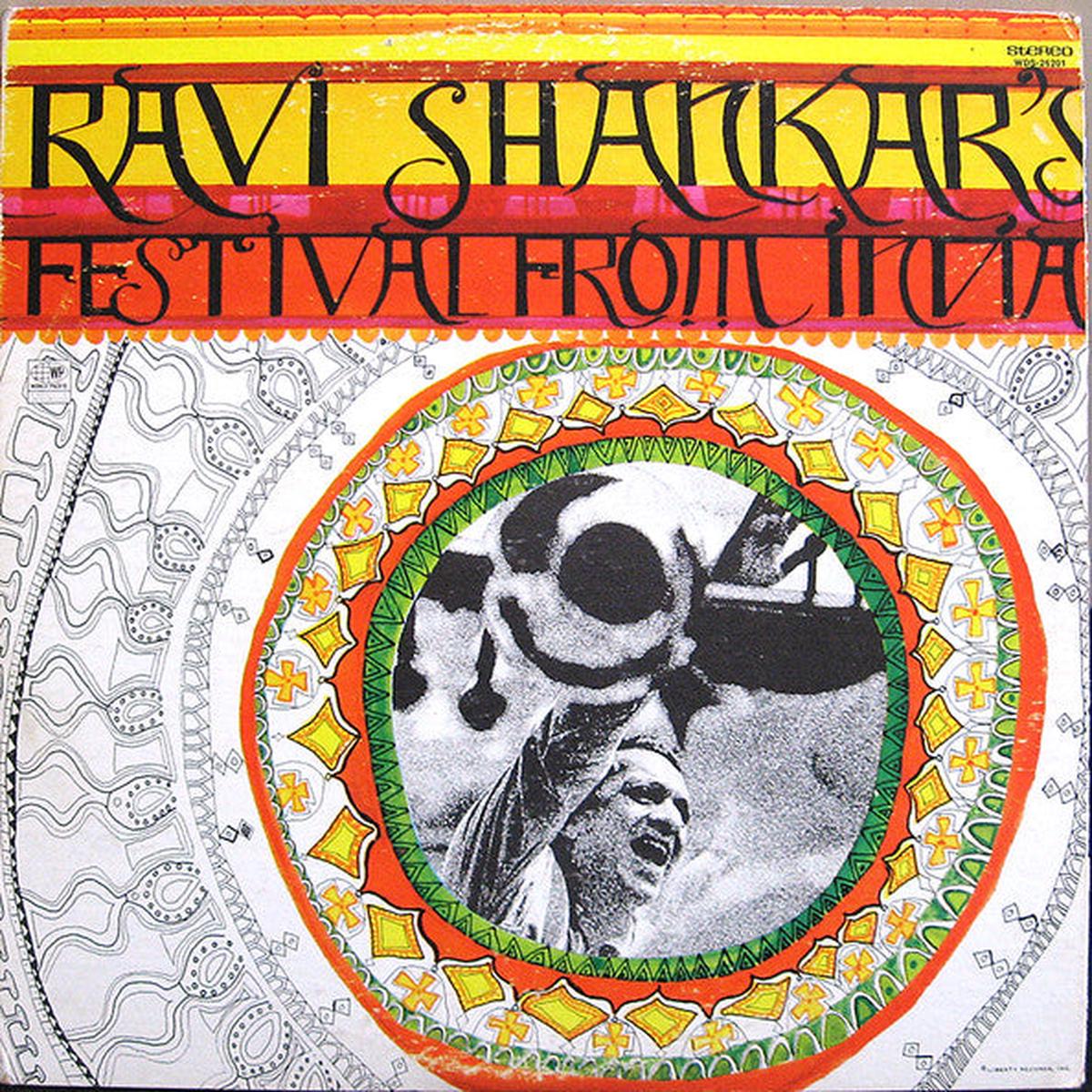 Ravi Shankar Ravi Shankar’s Festival From India -2 lp- 1968-Folk, World, & Country Style: Indian Classical, Hindustani (Vinyl)