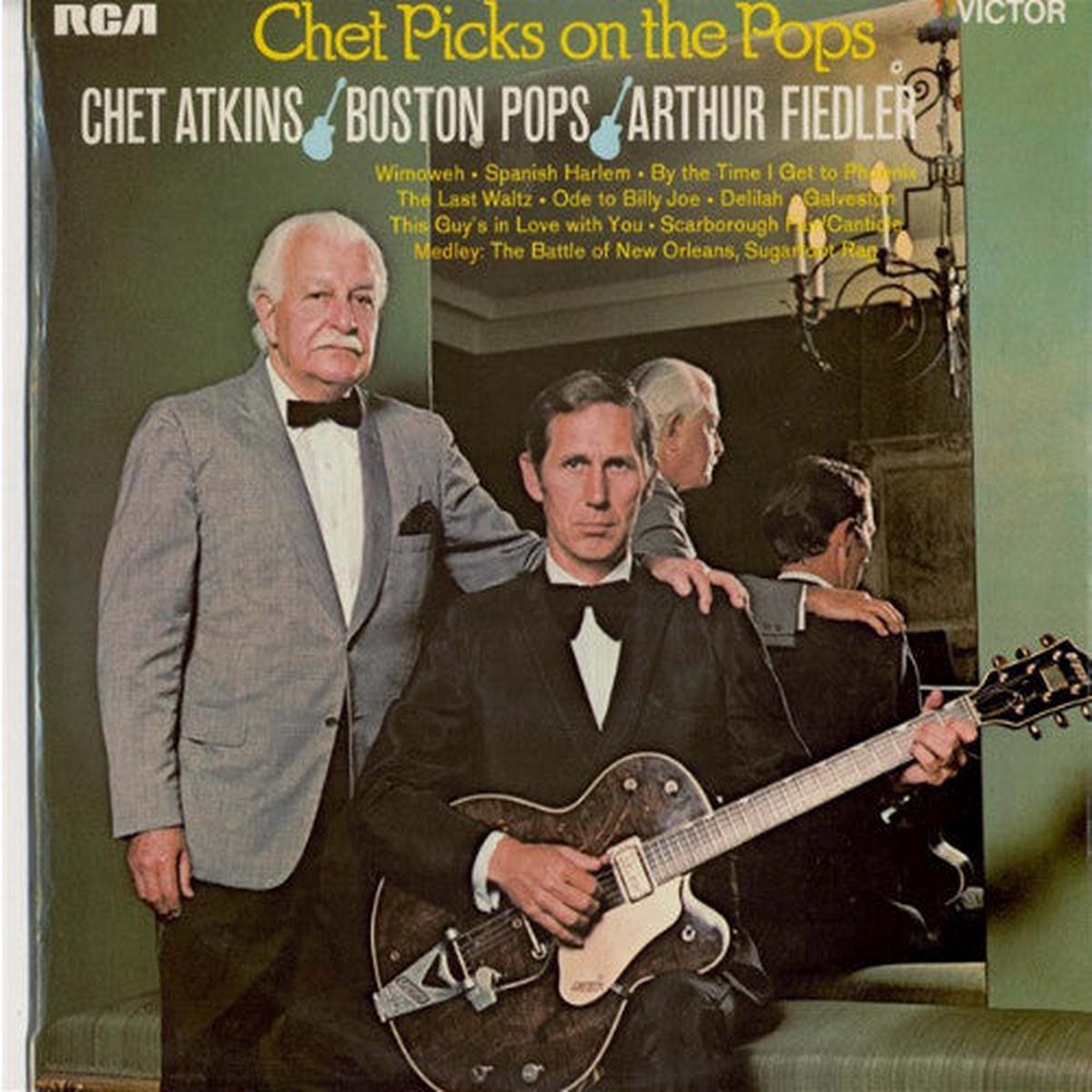 Chet Atkins / Boston Pops / Arthur Fiedler Chet Picks On The Pops-1969-Folk, World, & Country