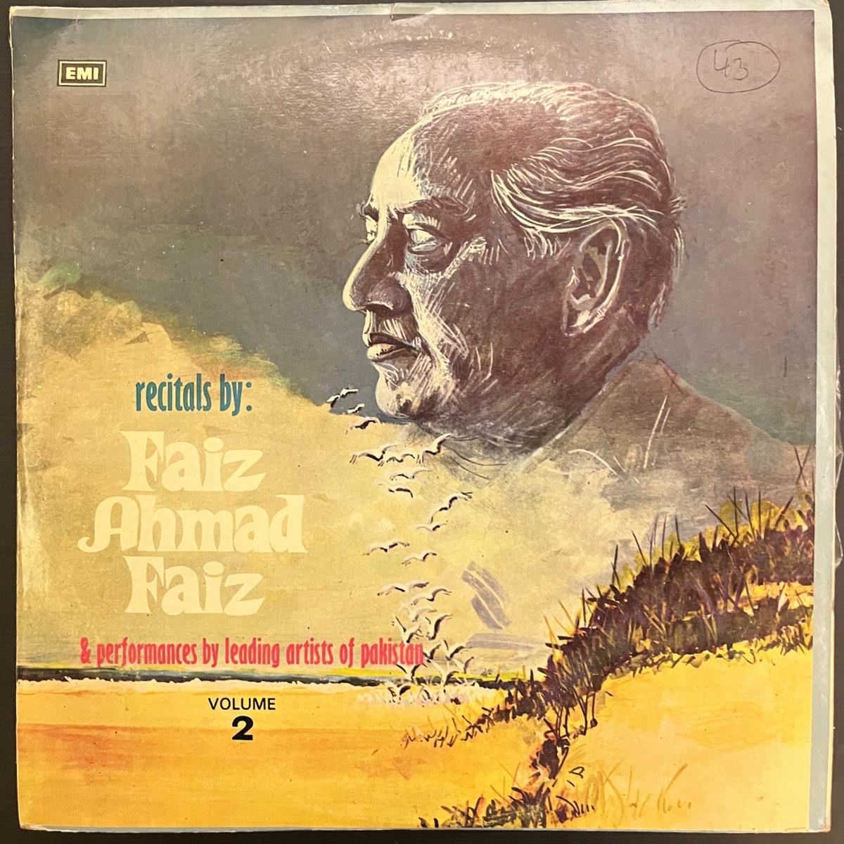 Faiz Ahmed Faiz Recitals By Faiz Ahmad Faiz & Performances By Leading Artists Of Pakistan (Volume 2) (Used Vinyl – VG) JB Marketplace