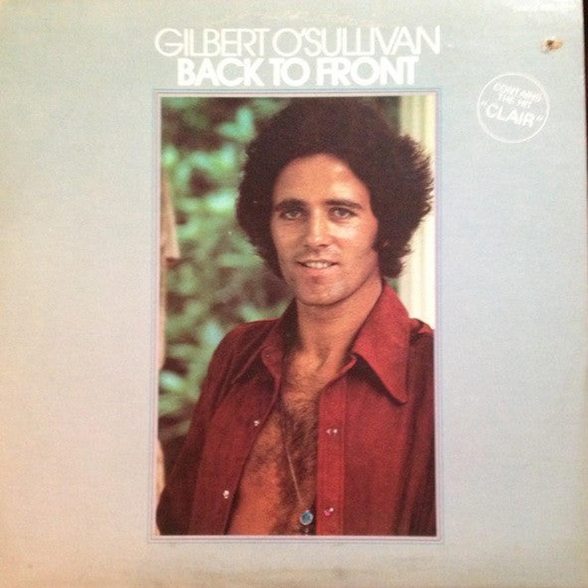Gilbert O’Sullivan Back To Front- 1972- Folk Rock (vinyl)