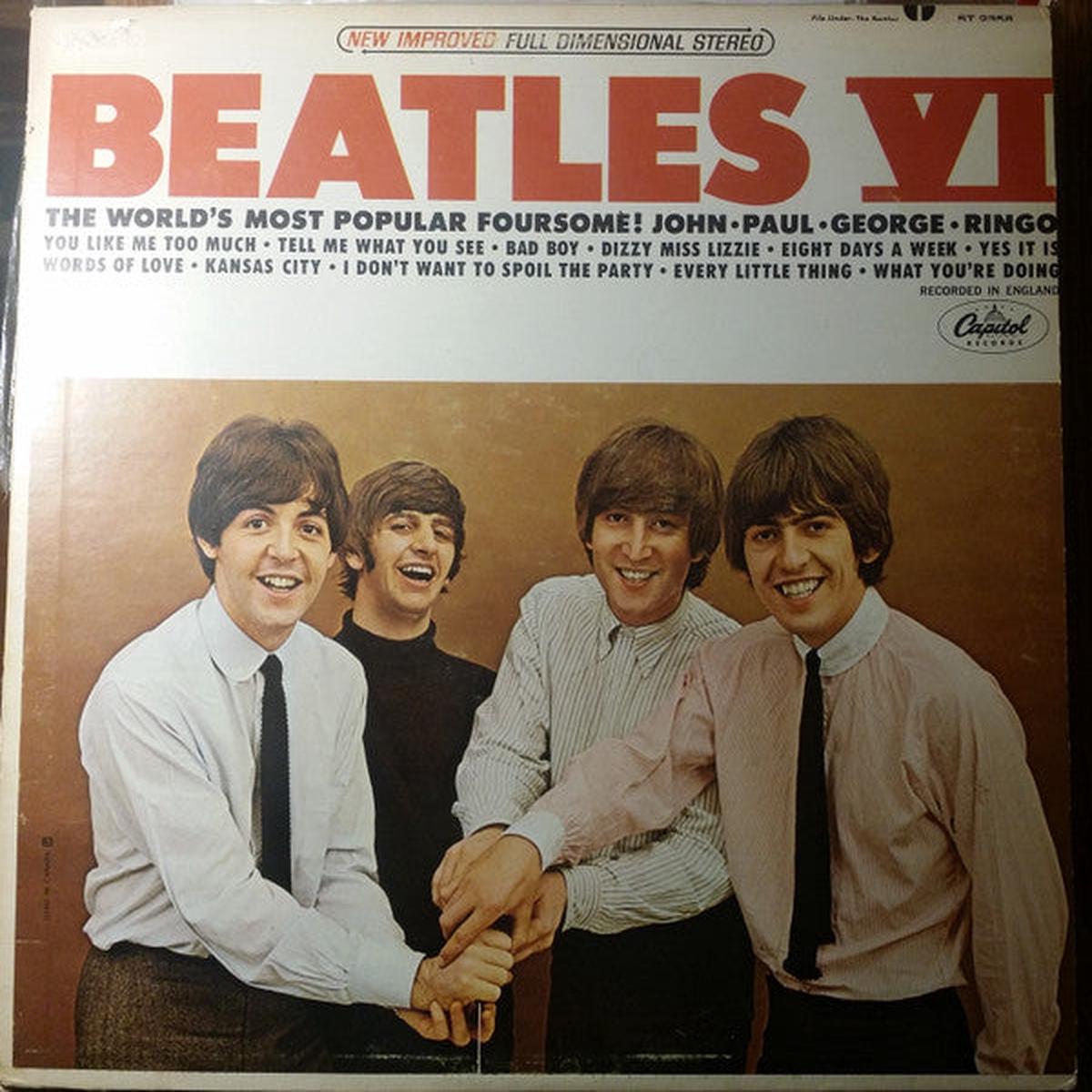 The Beatles – Beatles VI – LP Album – Capitol Rainbow Label – ST 2358 (vinyl)