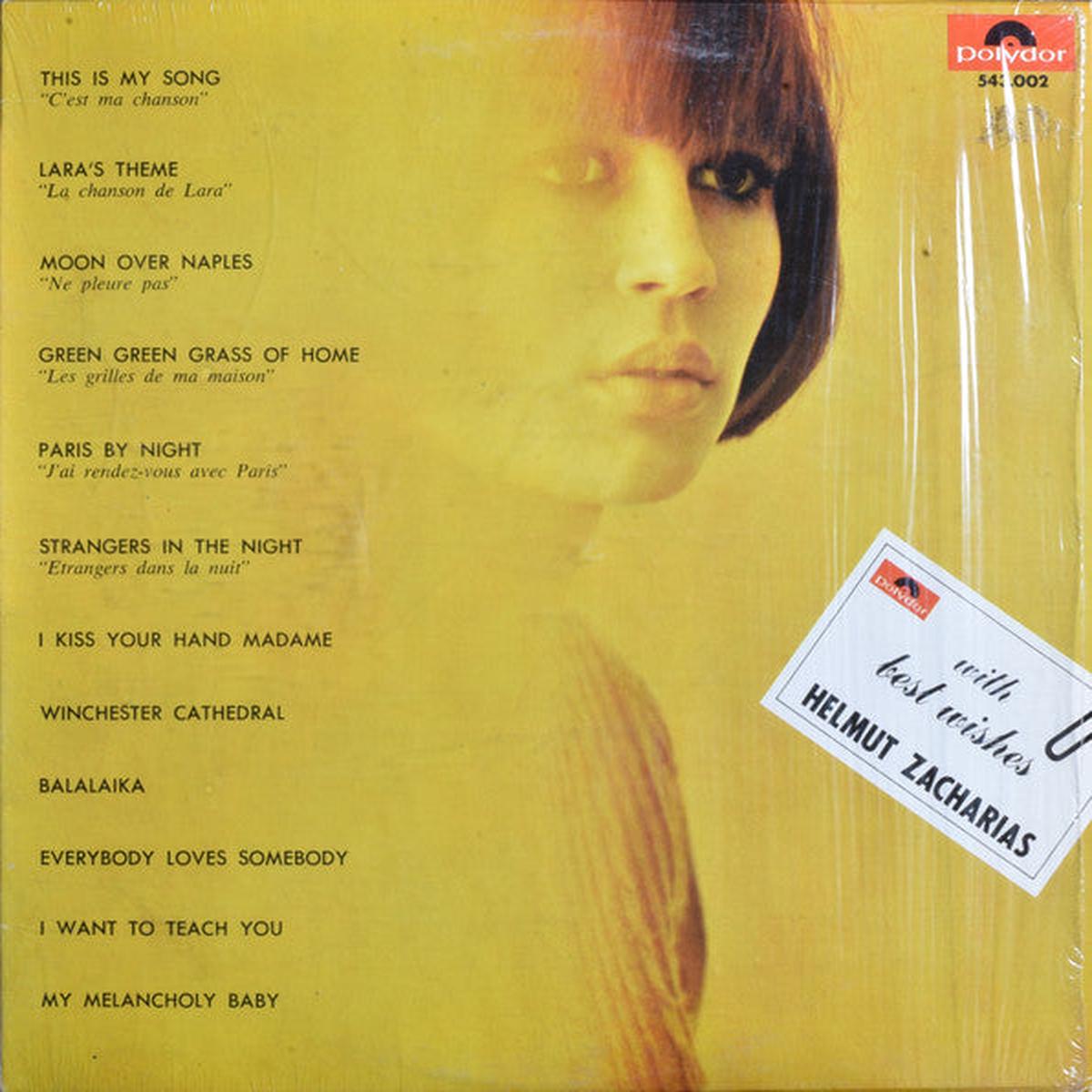 Helmut Zacharias  With Best Wishes  1960s  Easy Listening / Orchestral Pop Mint vintl