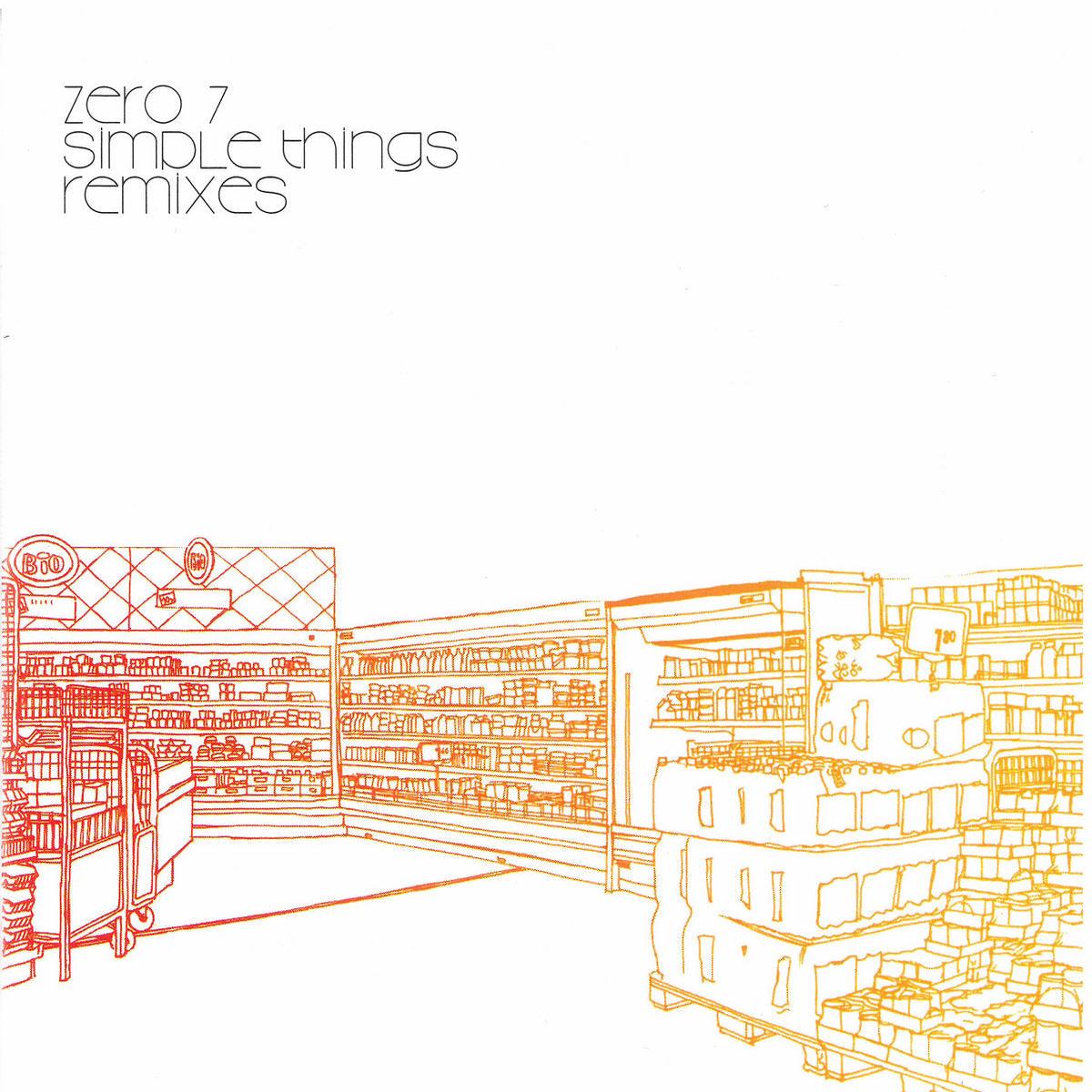 Zero 7 featuring SIA - Simple Things (REMIXES) CD EP - Used
