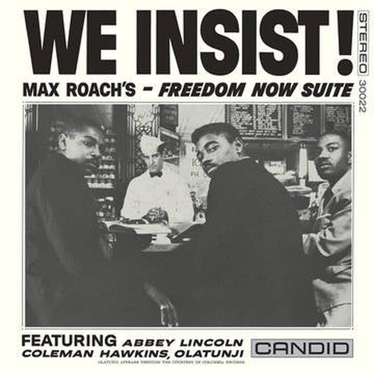 ROACH MAX-WE INSIST ! CLEAR VINYL LP *NEW*